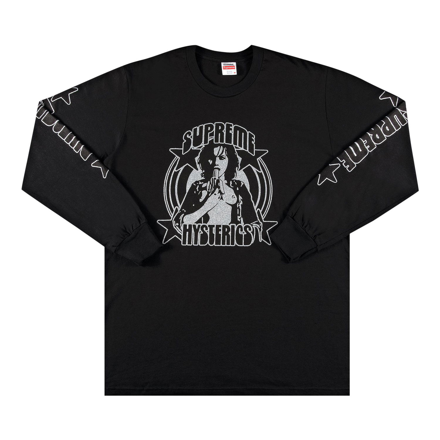 Tričko Supreme Hysteric Glamour x Long-Sleeve Tee Čierna | SS21T24 BLACK, 1