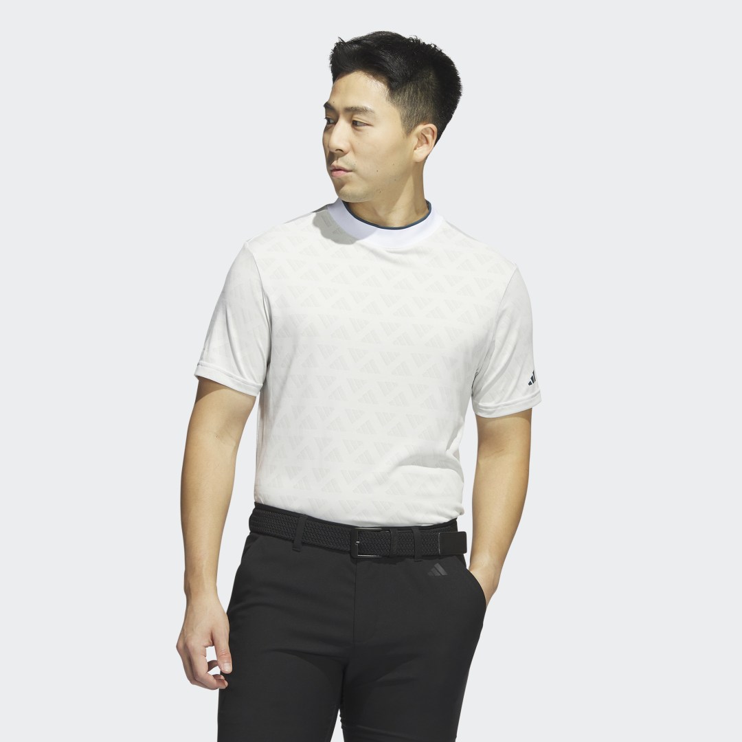 Polo tričko adidas Originals Adi Jacquard Mock Biela | HZ0425, 1