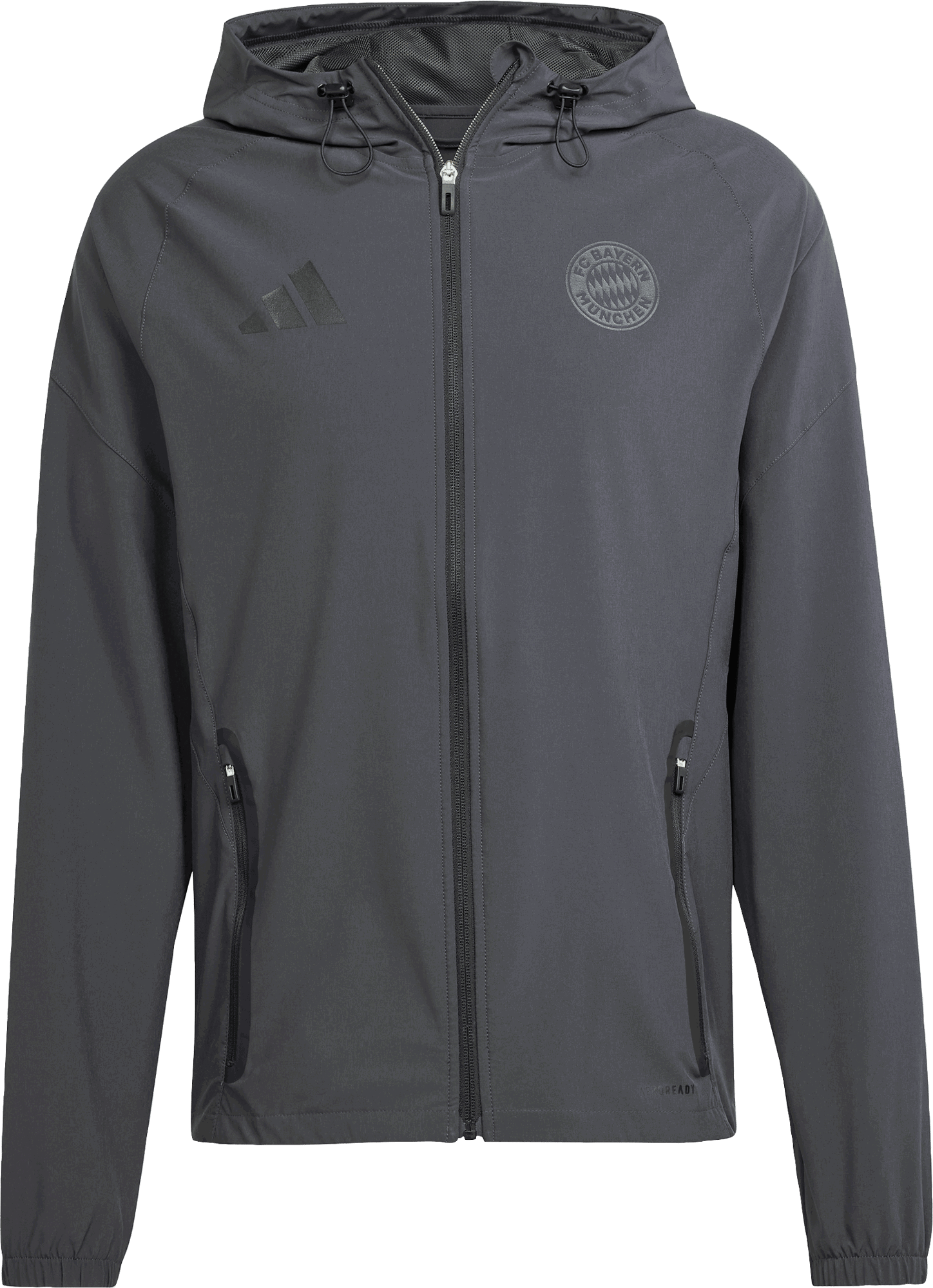 Súprava adidas Originals FC Bayern Munich Hooded Jacket Čierna | jw4674, 1