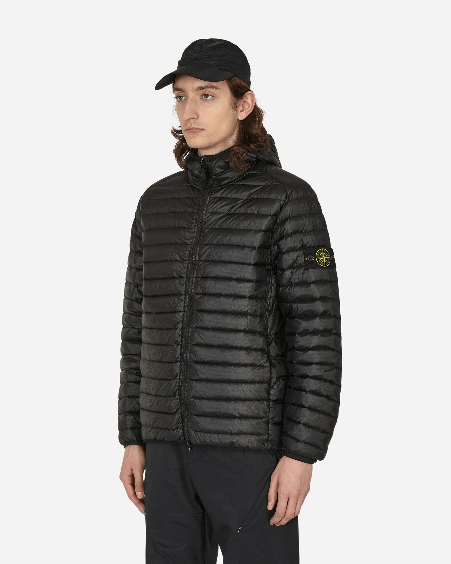 Prešívaná bunda Stone Island Packable Loom Woven Chambers R-Nylon Down-TC Jacket Čierna | MO781540324 V0029, 1