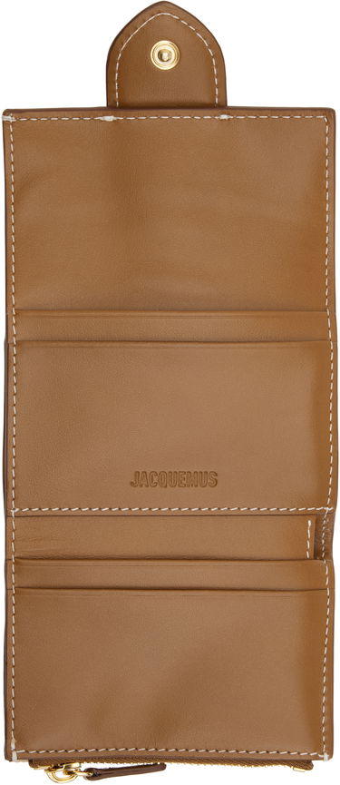 Peňaženka Jacquemus 'Le Compact Bambino' Wallet "Tan" Hnedá | 23H233SL119-3072, 2