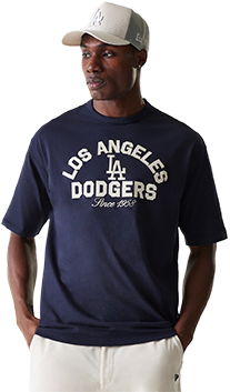 Tričko New Era MLB Heritage Oversized Los Angeles Dodgers T-Shirt Navy | 60684331-410, 0