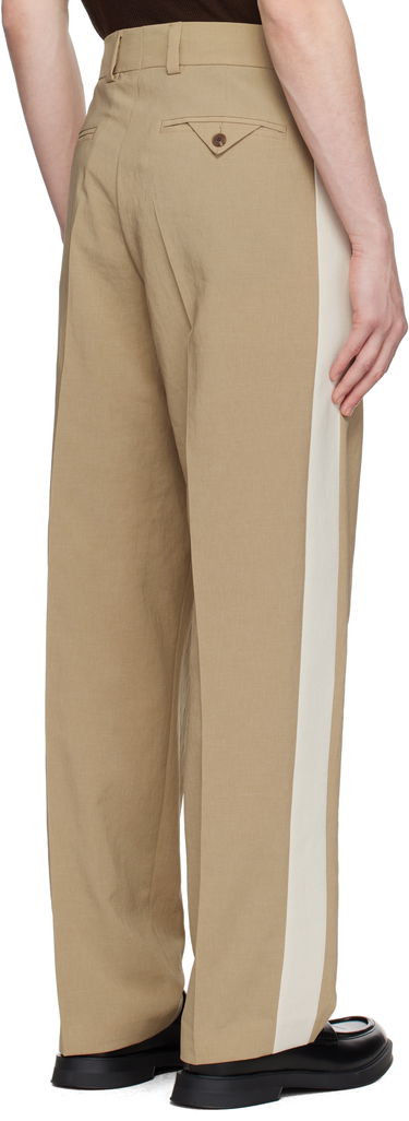 Nohavice BOSS Hugo Flips252F1 Pleated Trousers Béžová | 50538139, 2