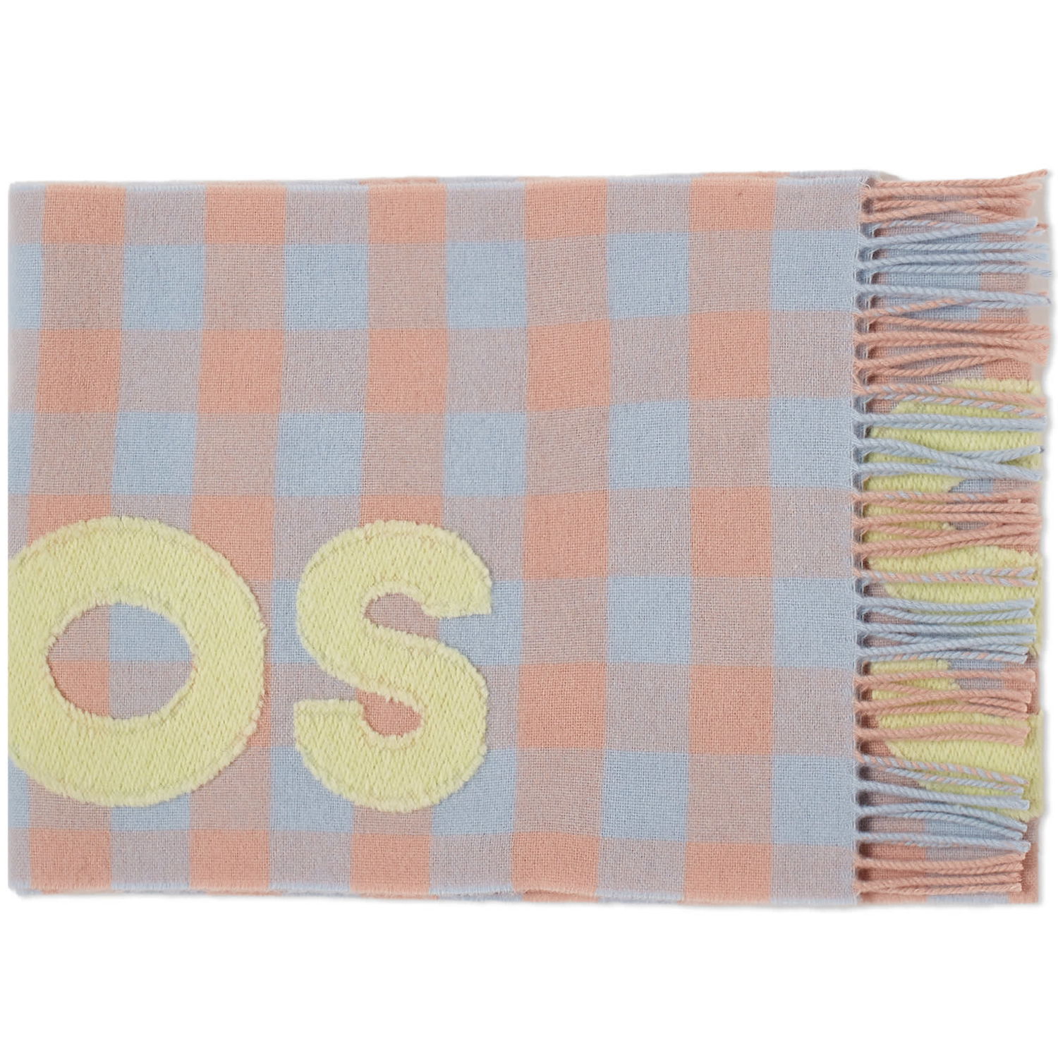 Šál Acne Studios Veda Logo Check Scarf Ružová | CA0262-DM5, 0