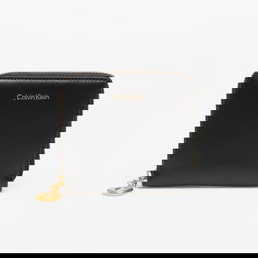 Peňaženka CALVIN KLEIN Wallet Hardware Square Zip Around Black Čierna | LV04F1044G UB1, 0