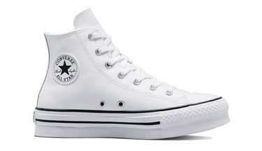 Tenisky a topánky Converse Chuck Taylor All Star Eva Lift Platform Leather High Top Biela | A02486C, 0