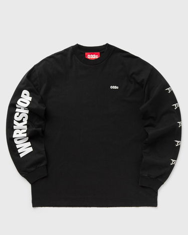 Tričko 032C NERVE SHATTER BOXY LONGSLEEVE Čierna | F24-URC-0251-050, 0