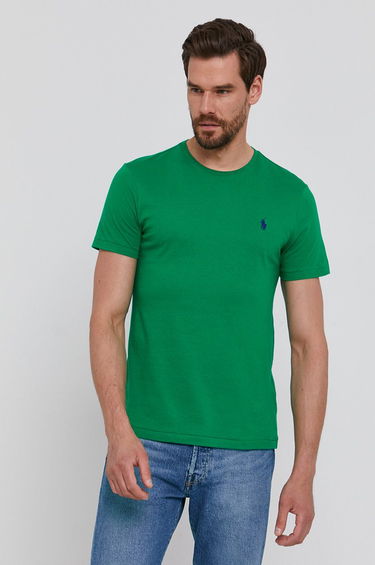 Tričko Polo by Ralph Lauren Custom Fit Tee Zelené | 710671438223, 0