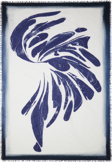 Šál Dries Van Noten Dries Van Noten Printed Shawl Modrá | 251-081300-1007, 0