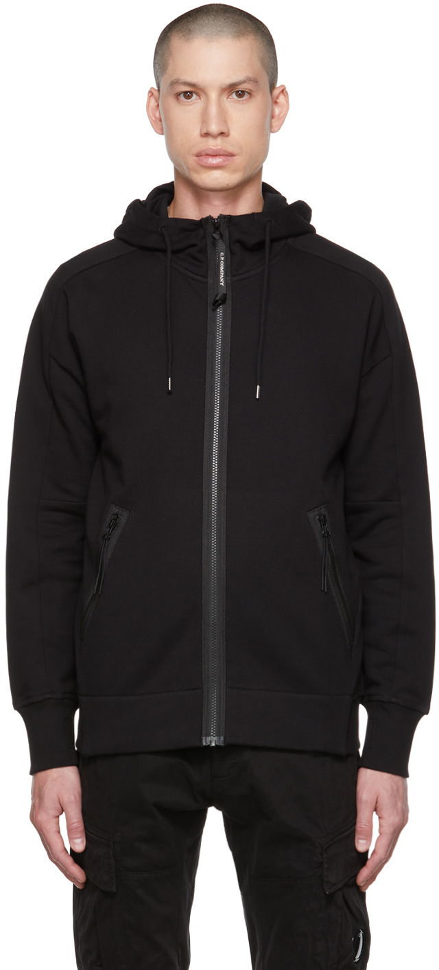 Mikina C.P. Company Goggle Hoodie Čierna | 13CMSS082A-005086W, 0