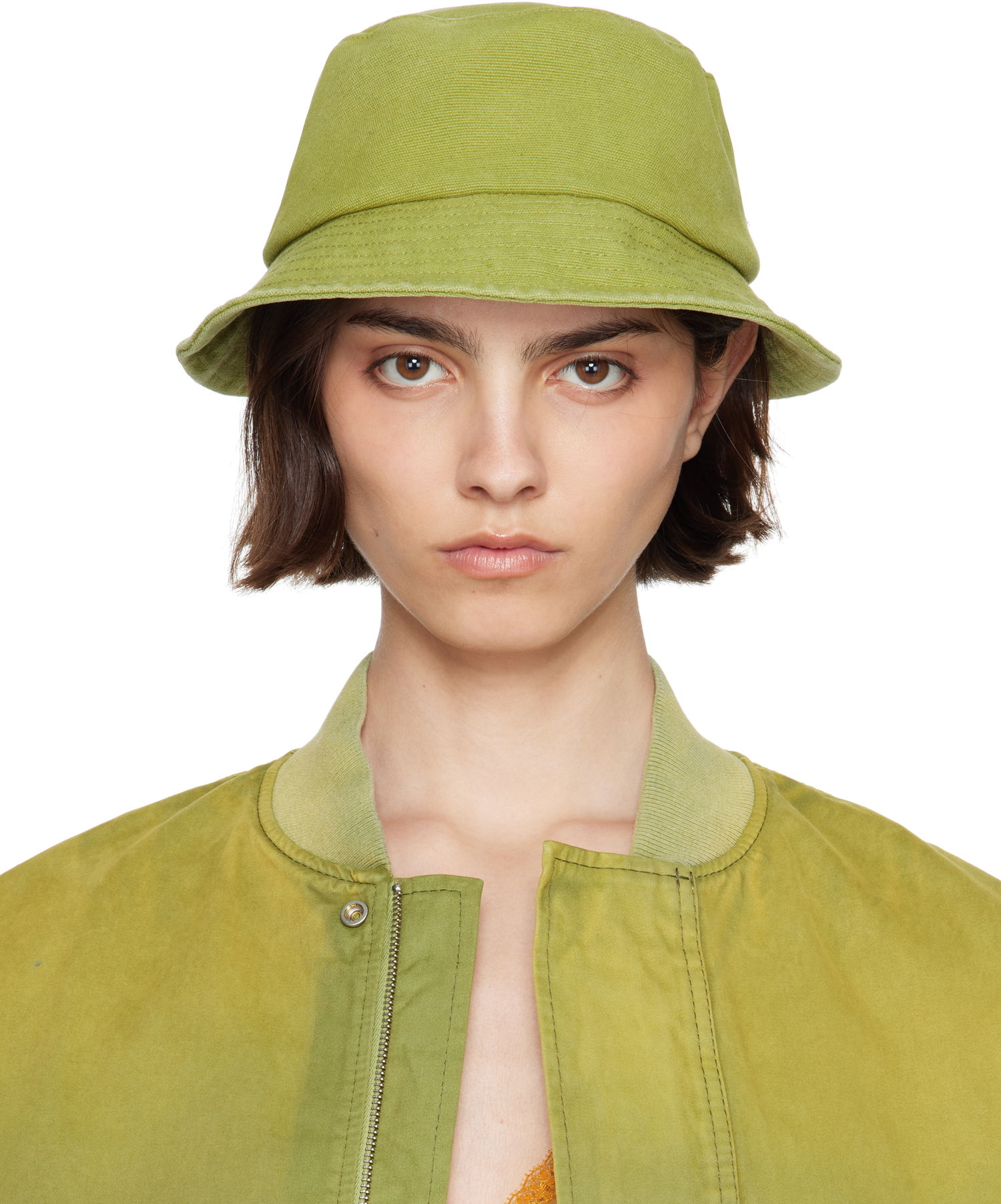 Klobúk JW Anderson JW Anderson Anchor Logo Bucket Hat Zelené | AC0399-FA0453, 0