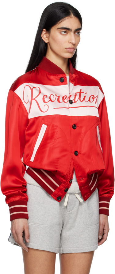 Bomber bunda Bode Bode Postcard Rally Jacket Červená | MRS25JA021, 1