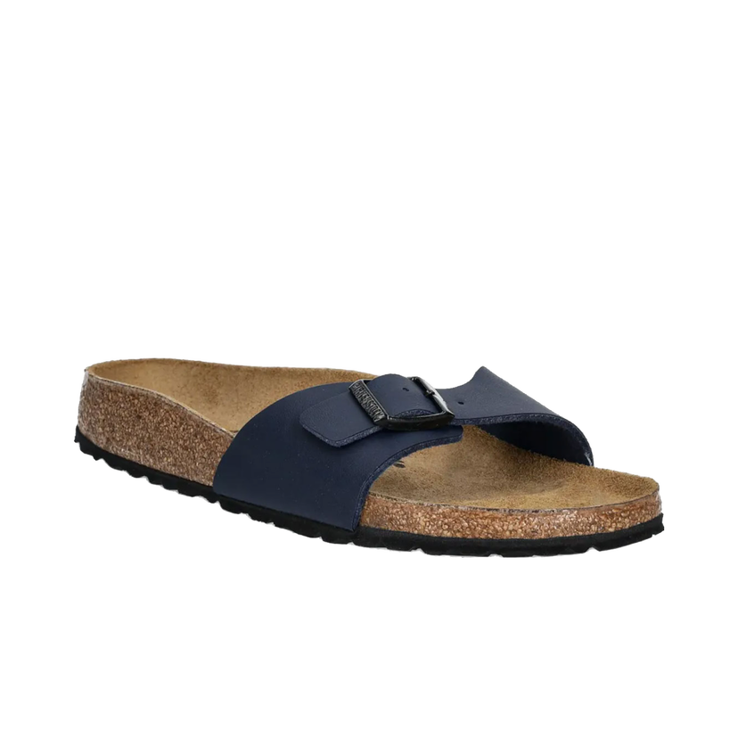 Tenisky a topánky Birkenstock Madrid BS Birko-Flor Narrow Fit Slide Sandal Navy | 1029797