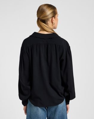 Košeľa Lee Regular Statement Collar Shirt Unionall Čierna | 112371292, 0