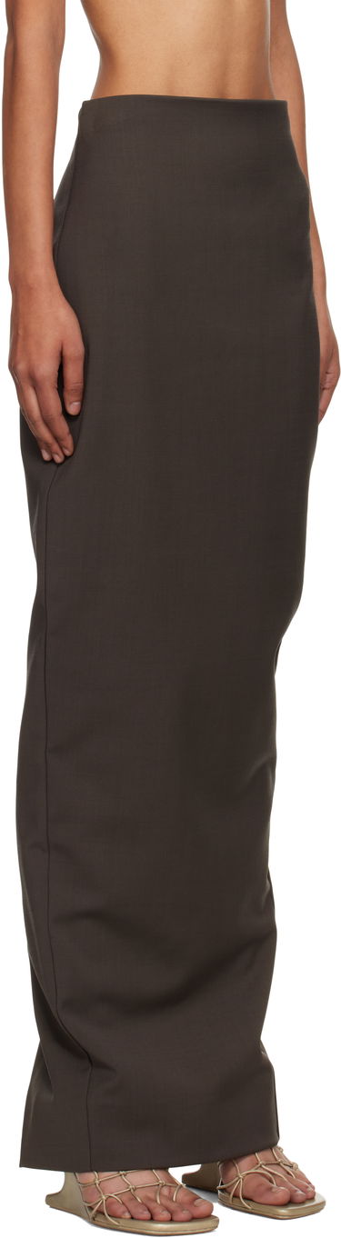 Sukňa Rick Owens Rick Owens Concordians Dirt Pillar Maxi Skirt Čierna | RP02E4344 WST, 4
