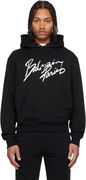 'Balmain Paris' Writing Hoodie