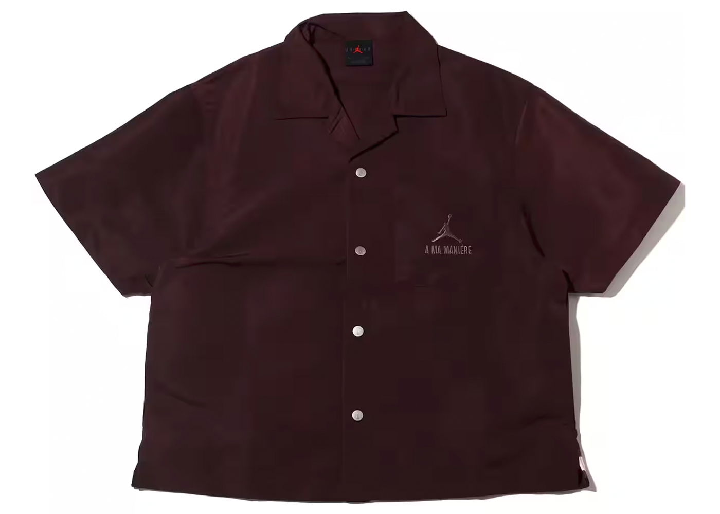 Košeľa Jordan A Ma Maniere x Warm Up Shirt Mahogany Vínová | DV7461-263, 0