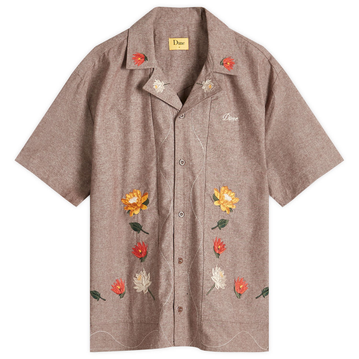 Košeľa Dime Lotus Vacation Shirt Hnedá | DIMESU2410BRW, 0