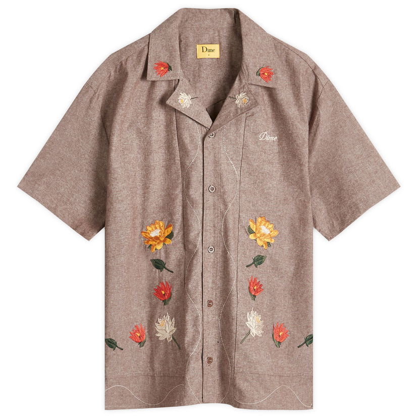 Košeľa Dime Lotus Vacation Shirt Hnedá | DIMESU2410BRW