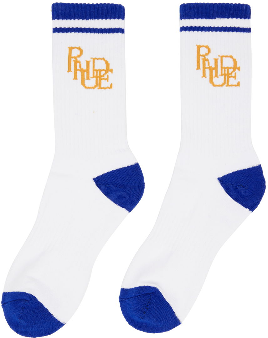 Ponožky Rhude Scribble Socks Biela | RHPS24SO05616153, 1