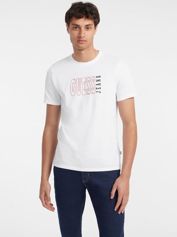 Slim Outlined Logo Tee