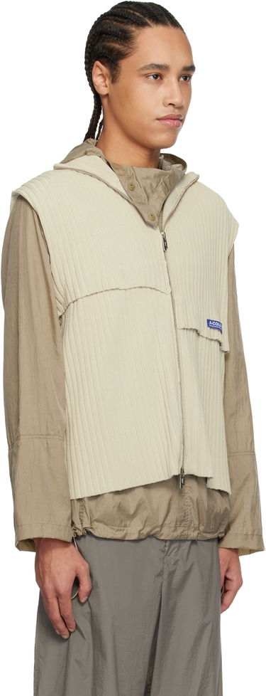Sveter A-COLD-WALL* A-COLD-WALL* Panel Knit Vest Béžová | ACWMK204, 1