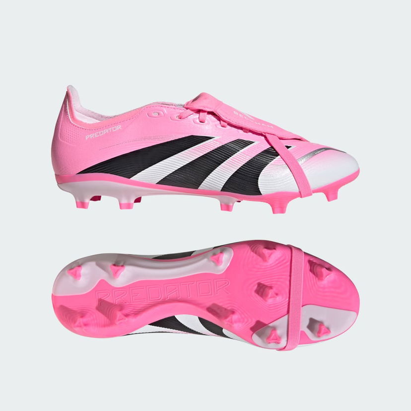 Tenisky a topánky adidas Performance Predator League Fold-Over Tongue Firm Ground Ružová | JI1113