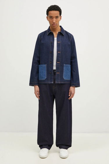 Bunda A.P.C. Veste Anthonin Denim Chore Jacket Modrá | COHDM.M02967.IAL, 5