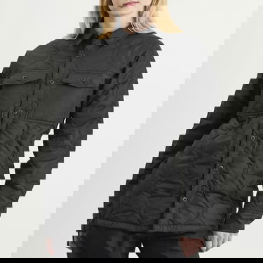 Bunda TAION Quilted Zip Over Shirt Čierna | TAION-109SHML-1-BLK, 2