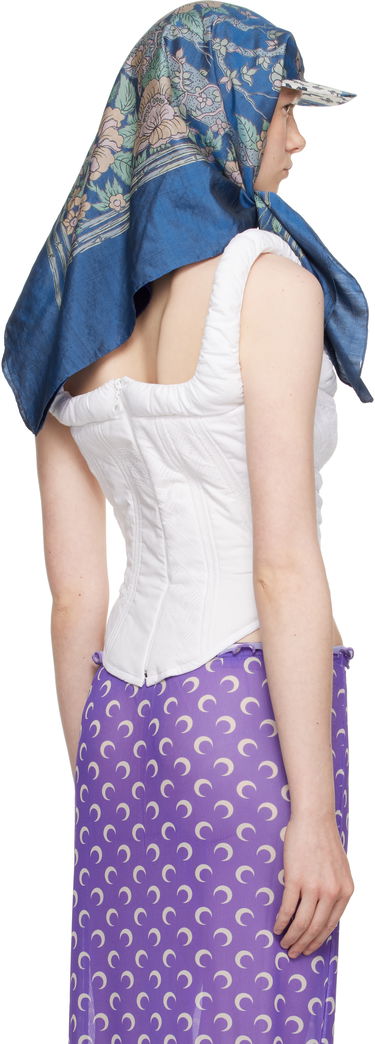 Šiltovka Marine Serre Marine Serre Household Linen Corset Top Fialová | WTO424A UWOV0007, 2