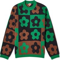 Sveter KENZO Boke Checkerboard Crewneck Zelené | FD65PU4043CH-57, 1
