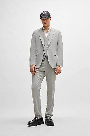 Košeľa BOSS Slim Fit Cotton Blend Poplin Shirt Biela | 50484023, 1