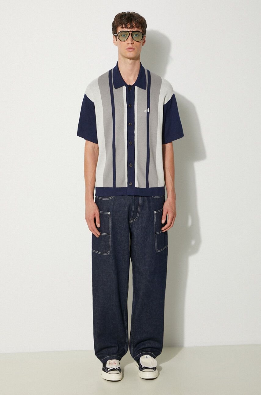 Polo tričko Awake NY Awake NY Knit Camp Collar Cardigan Rôznofarebný | SP24.KN005, 1