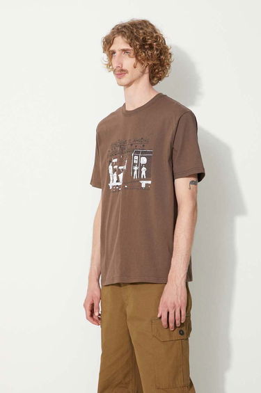 Tričko thisisneverthat Graphic Print T-Shirt Hnedá | TN231TTSST20, 3
