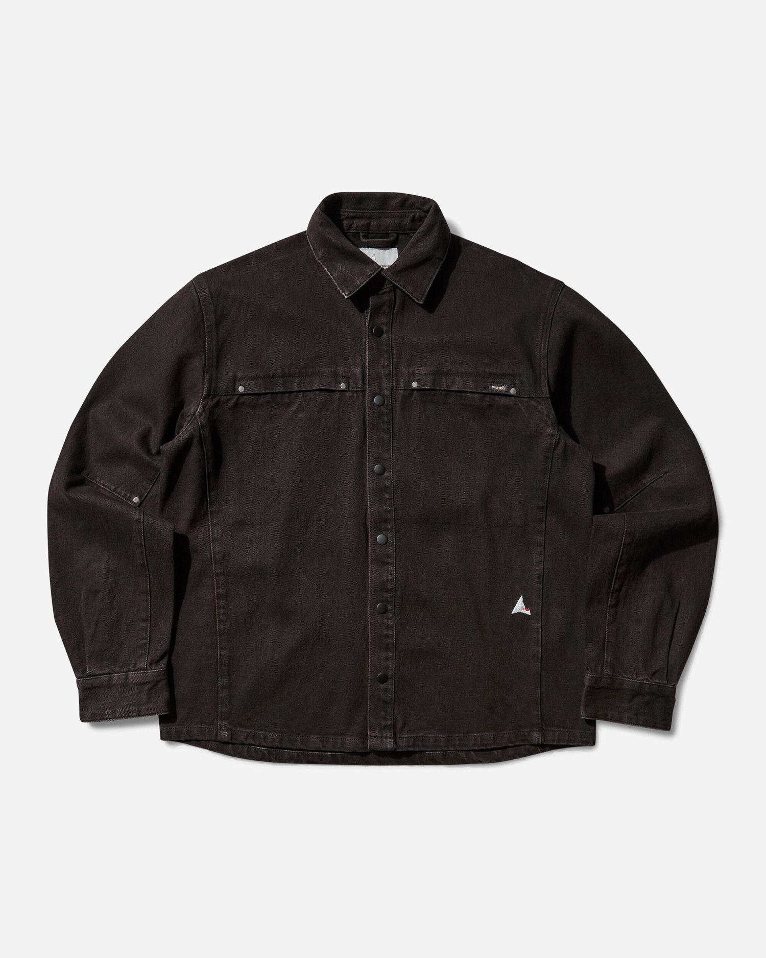 Košeľa ROA Wrangler Lona Denim Shirt Čierna | OBMW017FA11 BRW0003, 1