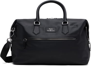 Cestovná taška Polo by Ralph Lauren Ralph Lauren Smooth Leather Large Duffle Bag Čierna | 405962455001, 0