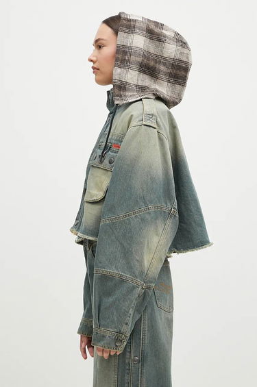 Bunda Martine Rose Cut Denim Jacket Modrá | 236WD02501, 1