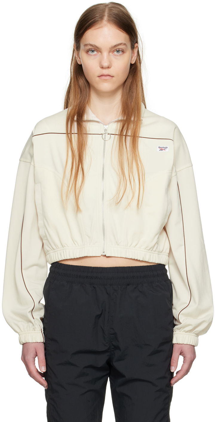 Bunda Reebok Classics Off-White Cropped Track Jacket Biela | 100076243, 0