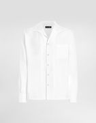 Dolce & Gabbana Long-Sleeved Linen Shirt