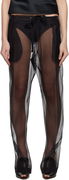 KHAITE Trenton Sheer Silk Trousers