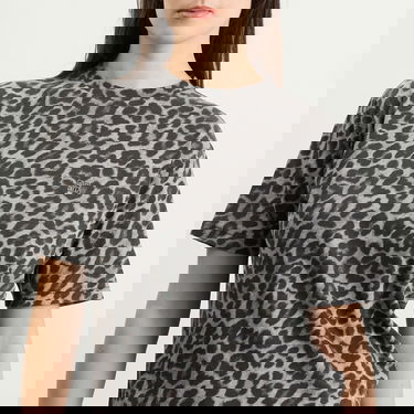 Tričko Anine Bing Leopard Cohen T-Shirt Šedá | A-08-11702-MTL98, 5