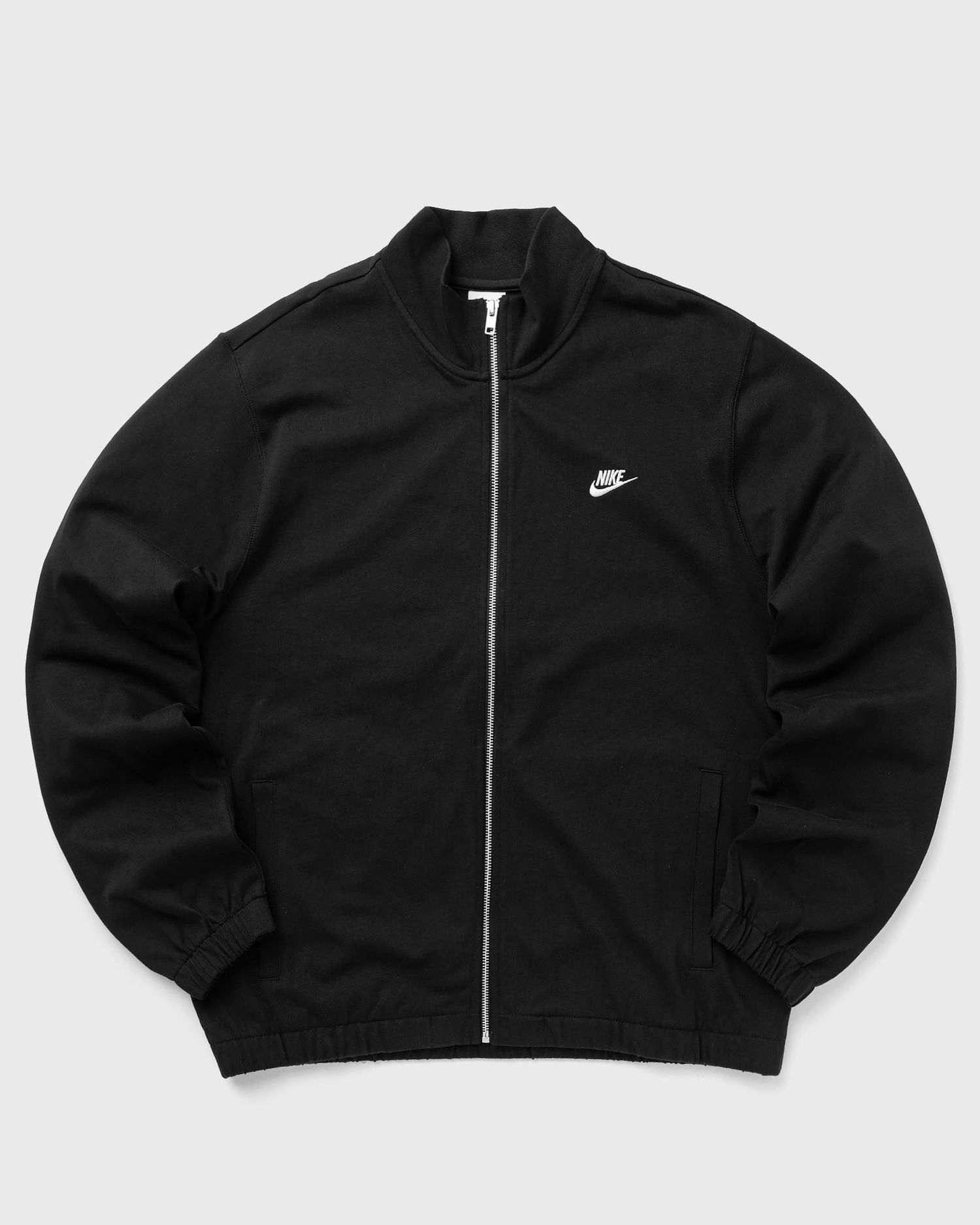 Bunda Nike Club Knit Jacket men Track Čierna | FQ3426-010, 0