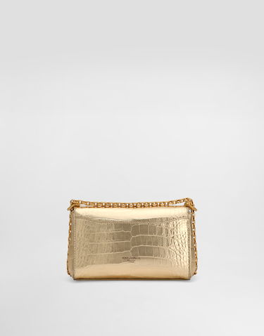 Kabelka Dolce & Gabbana Dolce & Gabbana Mini Marlene City Crossbody Bag Metalická | BB7766A2C9189157, 3