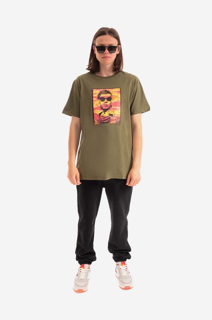 Tričko Maharishi Warhol Polaroid Portrait T-Shirt Zelené | 9711.OLIVE, 1