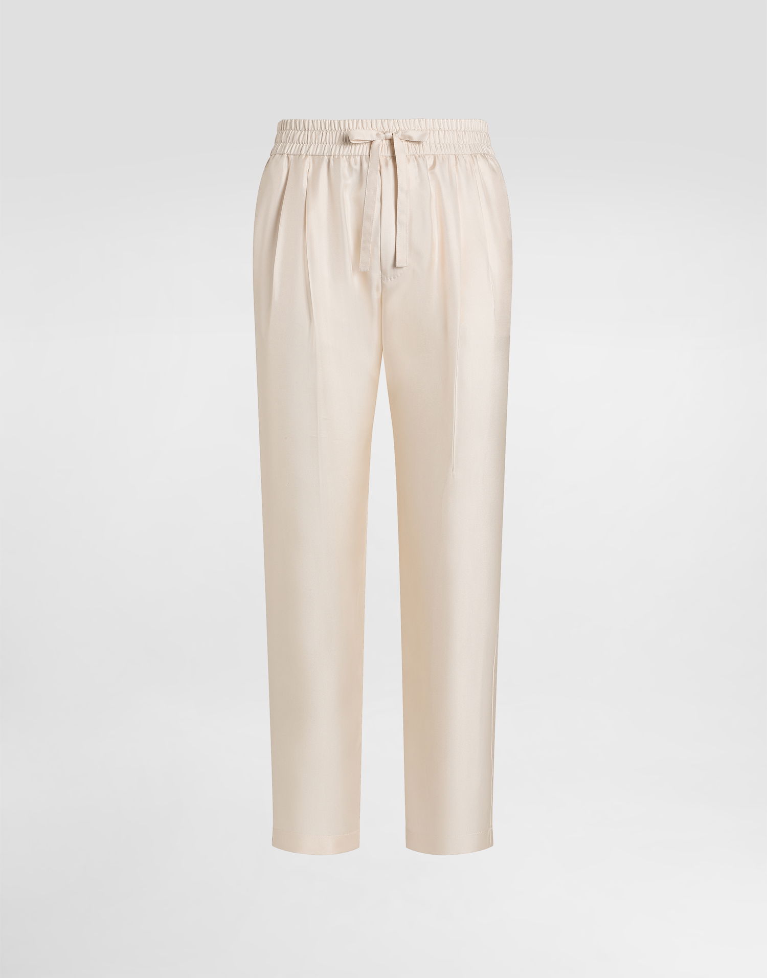 Nohavice Dolce & Gabbana Dolce & Gabbana Silk Twill Jogging Trousers Béžová | GP12QTFU10SA3791, 0