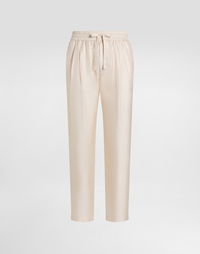 Dolce & Gabbana Silk Twill Jogging Trousers