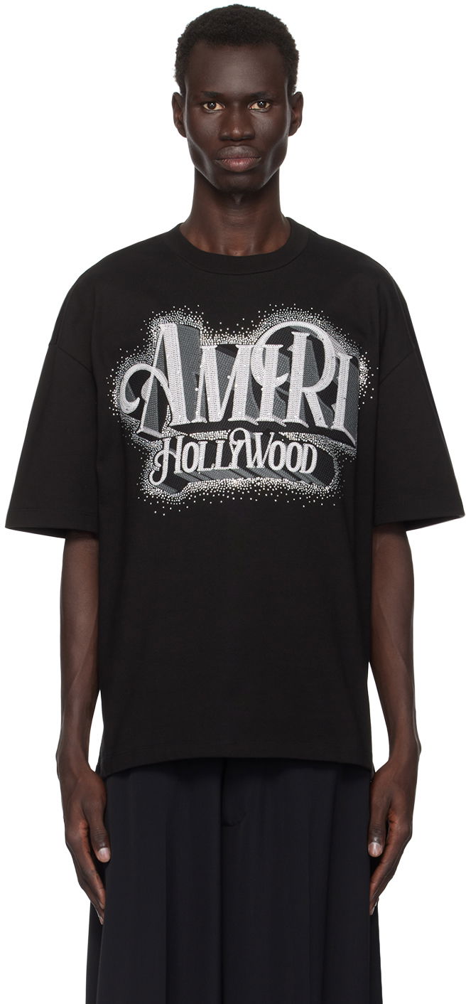 Tričko AMIRI Crystal T-shirt Čierna | AMJYTE1088, 0