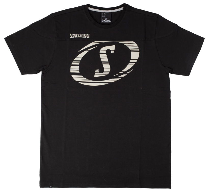 Tričko Spalding Spalding Fast T-Shirt Čierna | 40221726-blackgreymelange
