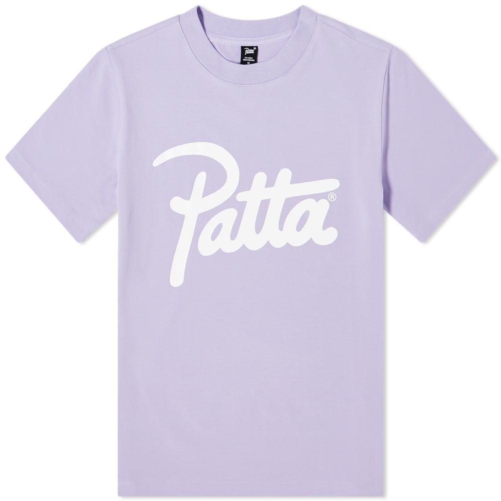 Tričko Patta Basic Fitted Tee Fialová | POC-FEM-BC-FTS-003, 0