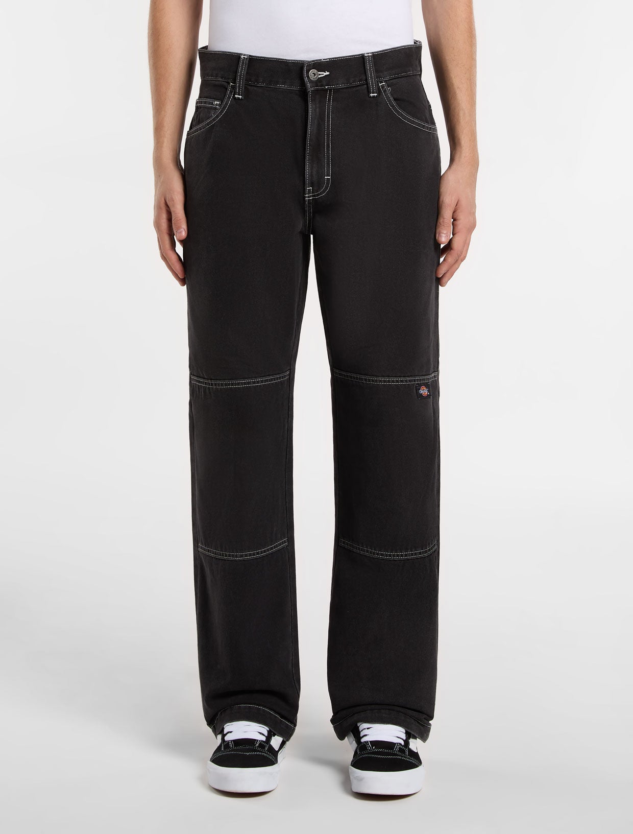 Džínsy Dickies Double Knee Jeans Čierna | DK:0A4Y3F:J79:30:34:1:, 0
